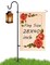 Large Garden Flag Holder Stand Pole for 28 x 40 Flags with Shepherds Hooks for Outdoor - 60 Inches Heavy Duty Yard Flag Post Stake Perfect for Outdoor Decor(Without Solar Lights & Flag)
